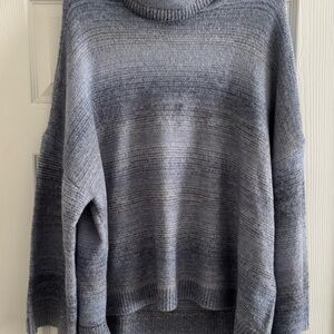 Women's Gray Turtleneck Sweater